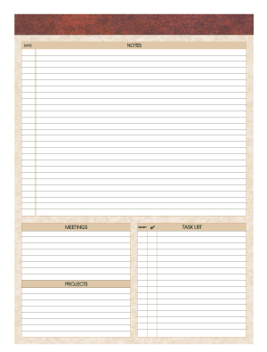 Organizer / Planning Notepads