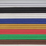 color samples for paper header tape