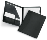 Black EuroStyle Leather Letter Size Padfolios