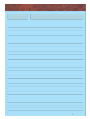 Premium Blue Legal Pads
