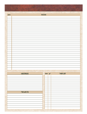 Organizer Notepads