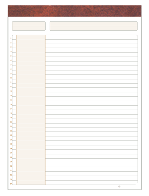 Premium Note Taking Legal / Project Pads