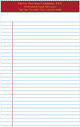 Jr. Legal Pads Imprint on Tape Binding